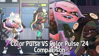 Color Pulse vs Color Pulse 24  Off The Hook Day 1 Splatfest Song Comparison [upl. by Decker]