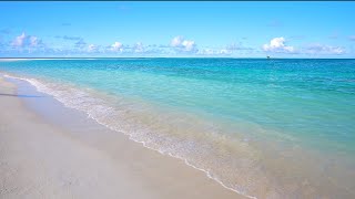 Cozy Tropical Beach Ambience in Maldives Ocean waves 4K Ultra HD [upl. by Anelrahc]