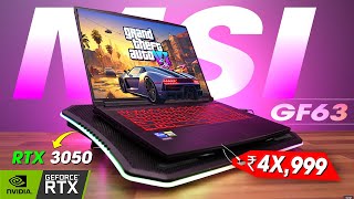 🔥RTX 3050 🔥Gaming Laptop Under Rs50000 Only  MSI GF63 Thin  msi gf63 thin rtx 3050 review [upl. by Noguchi]