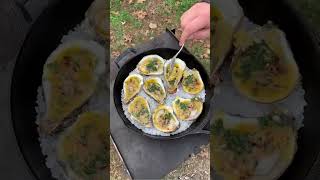 Fire 🔥Baked Oysters😋😋 food foodshorts foodie recipe cooking foodporn youtubeshorts shorts [upl. by Steve]