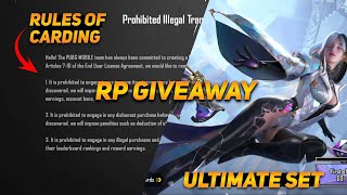 New Ultimate Set Free Trick  Ban Rules For Carding Accounts  PUBG MOBILE [upl. by Stanwin]