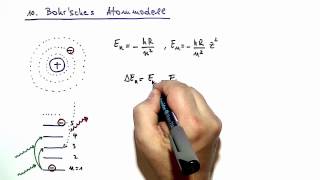 Bohrsches Atommodell ☆ BeispielAufgabe amp Lösung ☆ Physik Lernvideo [upl. by Pickford244]