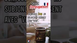 QUIZ conjugaison Partie I conjugaisonfrançais conjugaison verbesfrançais [upl. by Audie563]