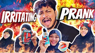 24Hours Irritating Prank😈 On Sufiyan😱 Aag Aisi Lagayi Mazza Aa Gaya🥵 Sufiyan And Nida [upl. by Yrrek120]