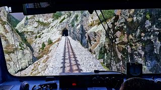 Driver’s Eye View  Vall de Núria Cog Railway  Part 1  Ribes de Freser to Núria [upl. by Wan]