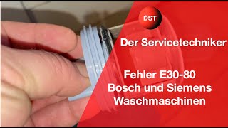 Fehler E3080 Bosch und Siemens Waschmaschine [upl. by Arni]