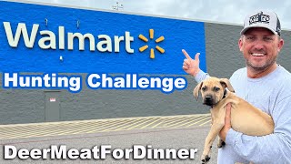 Walmart Hunting Challenge Catch Clean Cook Deer Rib amp Campfire Sausage [upl. by Ecargyram]