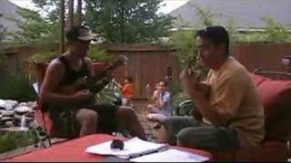 Drop Baby Drop  ukulele cover by Kainoa and Rod [upl. by Bedelia655]