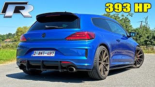 393HP VW SCIROCCO R  270KMH REVIEW on AUTOBAHN [upl. by Meekar113]