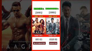 baaghi 2 vs heropanti 2 Movie comparison  Tiger Shroff Movie Comparison youtubeshortvideo [upl. by Artimid]