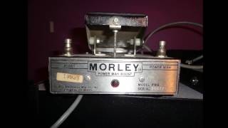 Morley Telray Power Wah Boost on bass [upl. by Aneehsor205]