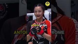 Rika Ishige known as quotTiny Dollquot shorts rikaishige onechampionship [upl. by Garv]