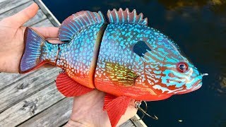 Making a LongEar SunFish Lure  World Record Size [upl. by Nohpets]