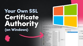 Create Your Own SSL Certificate Authority Windows [upl. by Eeralav574]