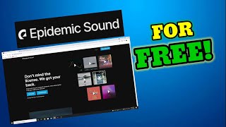 How to use Epidemic Sound for free MR91 YT  2021 100 working method [upl. by Jervis800]