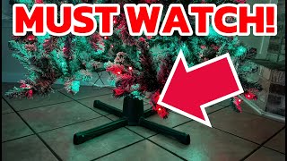 Fezax Rotating Christmas Tree Stand 360° Adjustable My Honest Review [upl. by Millford]