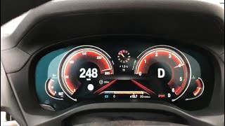 BMW X3 xDrive30d G01 248 kmh Top Speed Run On German Autobahn [upl. by Matlick177]