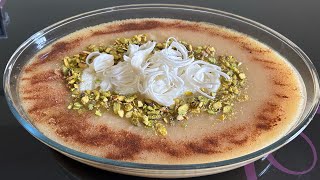 Sweet Mamounia recipe  Delicious Creamy Dessert  مامونية شهية [upl. by Tisbe972]