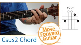 Guitar Chords for Beginners  Csus2 [upl. by Ddarb]