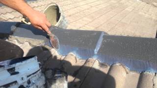 Pointing using flexible mortar [upl. by Araid]