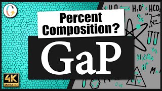 How to find the percent composition of GaP Gallium Phosphide [upl. by Atsirtal]