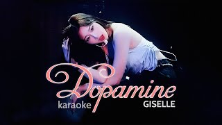 KARAOKE with Backing Vocals  Lyrics  GISELLE aespa  Dopamine [upl. by Netsrejk]