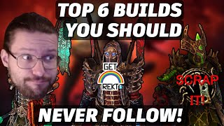 Grim Dawn  Top 6 Builds you should NOT play as a Beginner  Weak Gear Dependant amp Easy to Die with [upl. by Vinna176]