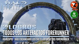 Halo Infinite  Todos los Artefactos Forerunner  Archivos Forerunner  Logro Haruspis 2 LOGROS [upl. by Salim41]