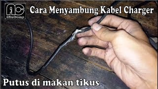 Cara Menyambung Kabel Charger Laptop HP 3 kabel jarum [upl. by Eittel]