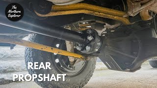 DIY Rear Propshaft Replacement on Discovery 300tdi [upl. by Arotahs661]