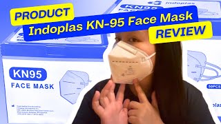 INDOPLAS Face Mask KN95  Hygiene Review  0388 [upl. by Hitt11]