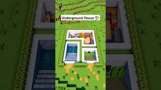 Minecraft Modern Underground House 🏠 minecraft [upl. by Aekin112]