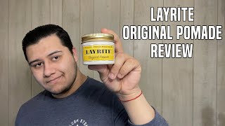 Layrite Original Pomade  Product Review [upl. by Nnylrahc]