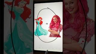 Bridget Descendants  Princess Ariel mixingcharacters descendants disney princess ai art [upl. by Larue]