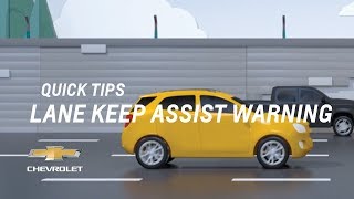 Quick Tips How Does Lane Keep Assist With Lane Departure Warning Help You  Chevrolet [upl. by Ahsenauq]