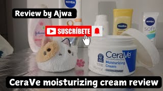 CeraVe moisturizing cream review review by Ajwa ceraveskincarepakistanaffordable lotionreview [upl. by Lindell]