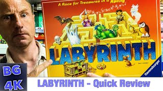 Labyrinth Boardgame Review  Still Worth It [upl. by Lahcar]