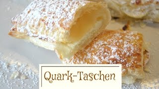 DIY  Quarktaschen  Schnell amp Einfach Selber Machen  Quark Tasche Rezept Back Lounge Rezepte [upl. by Livvyy]