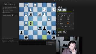 49Noirs 16032017 TRIIICHHE  encore 1e4  Italienne variante Fried Liever  GM Igor Nataf [upl. by Statis]