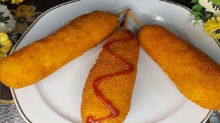 Mozzarella Cheese Corn Dog RecipeHow To Make Corn Dog Korean Street Food [upl. by Isma113]