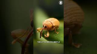 Acorn Weevil 🐞 This Tiny Bug DRILLS [upl. by Ahsurej]