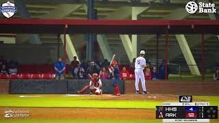 Texarkana Arkansas Razorbacks vs Horatio Lions Varsity Baseball [upl. by Repsaj]