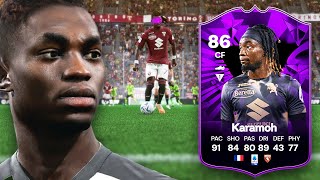 86 KARAMOH IS A CHEAP BEAST IN EA FC 24 [upl. by Bartlet407]