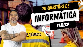 20 QUESTÃ•ES DE INFORMÃTICA  FADESP  PREFEITURA DE CAPANEMA [upl. by Aracat142]