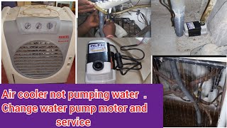 usha Air cooler water pump not working  air cooler not pumping water  air cooler not cooling [upl. by Tanitansy]