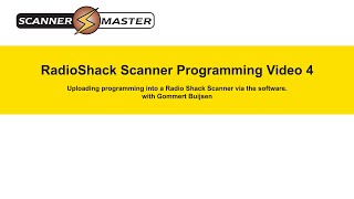 RadioShack Scanner Programming Video 4 by Scanner Master [upl. by Annelise]