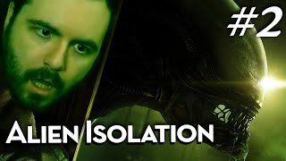 Alien Isolation  Lets Play Part 2 [upl. by Ralyat]