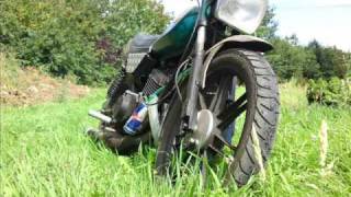 Zündapp cs 25 80ccm kleiner sprint unabgestimmt [upl. by Aivatal]