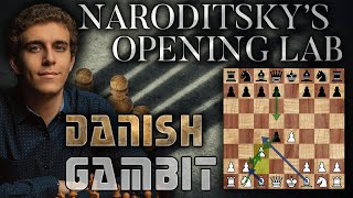 DEMOLISH the Danish Gambit with 3 Moves  GM Naroditskys Opening Lab [upl. by Hakeem]