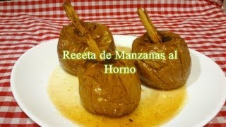 Cómo hacer Manzanas al Horno receta fácil [upl. by Martel173]